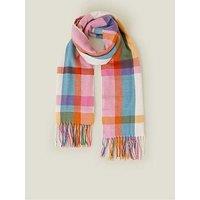 Accessorize Re-Wild Multi Check Scarf