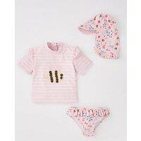 Mini V By Very Girls 3 Piece Bumblebee Sunsafe Set - Pink