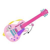 Hello Kitty Electronic Guitar With Melodies, Lights And Sound Effects & Microphone