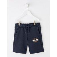 Jack & Jones Mini Younger Boys Logo Sweat Shorts - Blazer - Navy