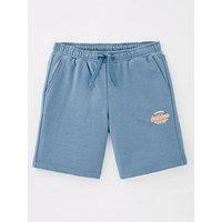 Jack & Jones Junior Boys 2 Colour Logo Sweat Shorts - Blue