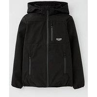 Jack & Jones Junior Boys Theo Softshell Jacket - Black