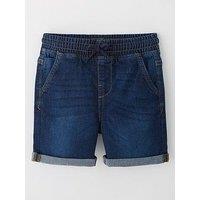 Mini V By Very Boys Pull On Denim Shorts - Mid Wash