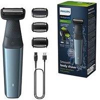 Philips Series 3000 Cordless Body Groomer With Intimate Trimmer & Skin Protect Technology - Bg3027/05