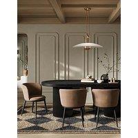 Lpd Home Nova Mole / Black Set Of 2 Dining Chairs