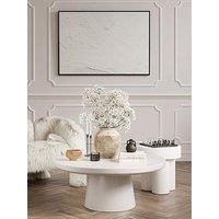 Lpd Home Rumi White Coffee Table