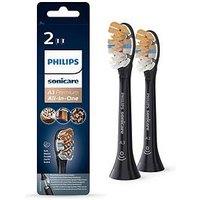 Philips Sonicare A3 Premium All-In-One Replacement Toothbrush Heads, 2Pk, Black - Hx9092/11