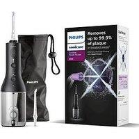 Philips Sonicare Cordless Power Flosser 3000 Oral Irrigator Black - Hx3826/33