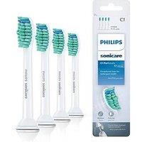 Philips Sonicare C1 Proresults Replacement Toothbrush Heads , 4Pk, White - Hx6014/07