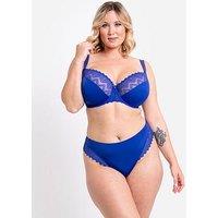Curvy Kate Wild One Underwired Lace Non-Padded Balcony Bra - Ultraviolet