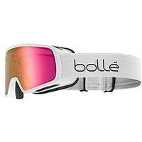 Bolle Kids' Nevada Junior Ski Goggles - White/Rose Gold