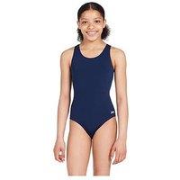 Zoggs Girls Ecolast+ Cottesloe Sportsback Swimsuit - Navy