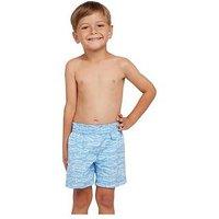 Zoggs Boys Ecdura Fish Fever Watershorts - Blue
