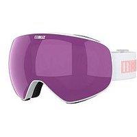 Bliz Women'S Floz Ski Goggles - Matte White/Brown/Pink Lens