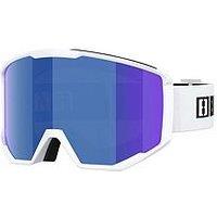 Bliz Women'S Spark Ski Goggles - White/Smoke/Blue