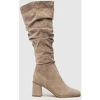 Schuh Daria Slouch Boot - Taupe - Grey