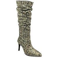 Ravel Roslin Snake Slouch Boot - Grey