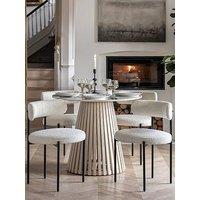 Gallery Direct Set Of 2 Sierra Vanilla Dining Chairs