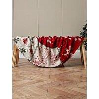 Very Home Christmas Patchwork Throw