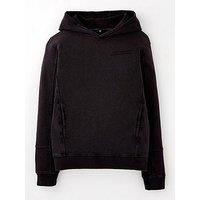 V By Very Boys Acid Wash Hoodie - Grey