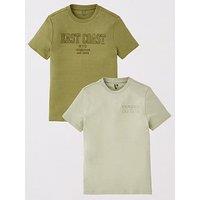 V By Very Boys 2 Pack Graphic Short Sleeve T-Shirt - Multi