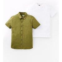 V By Very Boys Jersey Short Sleeve T-Shirt 2 Piece Set - Multi