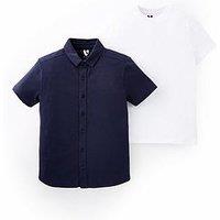 V By Very Boys Jersey Short Sleeve T-Shirt 2 Piece Set - Multi