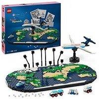 Lego Family Travel Moments World Map Toy Set 41838