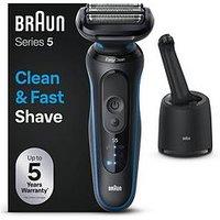 Braun Electric Shaver, Series 5, With Smartcare Center, 52-B7000Cc, Blue