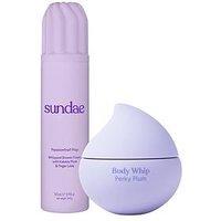 Sundae Perky Plum Whipped Moisturiser & Passionfruit Whipped Shower Foam Duo