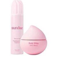 Sundae Very Berry Whipped Moisturiser & Cherry Whipped Shower Foam Duo