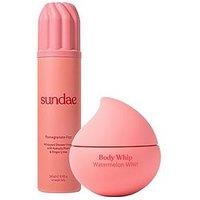 Sundae Watermelon Whirl Whipped Moisturiser & Pomegranate Fizz Whipped Shower Foam Duo