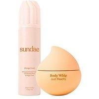 Sundae Just Peachy Whipped Moisturiser & Orange Crush Whipped Shower Foam Duo