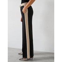 V By Very Premium Panelled Wide Leg Jogger - Multi