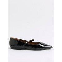 River Island Snaffle Point Shoe - Black