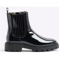 River Island Wide Fit Chelsea Boot - Black