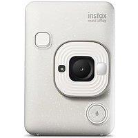 Fujifilm Instax Mini Liplay Hybrid Instant Camera - Misty White