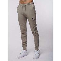 Criminal Damage Logo Joggers - Stone