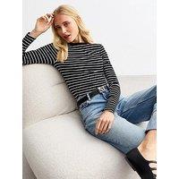 New Look Striped Long Sleeve Bodysuit - Print