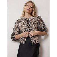 Mint Velvet Leopard Print Cardigan