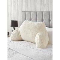 Very Home Fleece Cuddle Cushion - Cream
