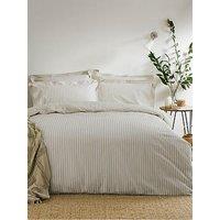 Yard Hebden Stripe 100% Cotton Duvet Set Natural