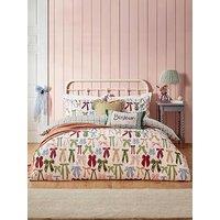 Furn Noortje Bows Duvet Set Silk Pink