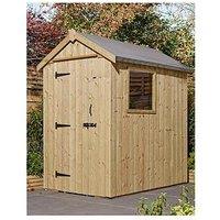 Rowlinson 4 X 6 Signature Heritage T&G Single Door Apex Shed