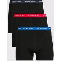 Bjorn Borg Mens Cotton Stretch Boxer 3 Pack -Multi