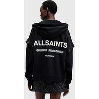 Allsaints Omnium Amphia Logo Hoodie - Black