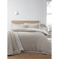 Catherine Lansfield Cosy Nori Sherpa Duvet Cover Set