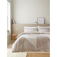 Catherine Lansfield Larsson Geo Duvet Cover Set In Natural