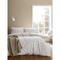 Bianca Brushed Floral Toile 100% Cotton Duvet Cover Set