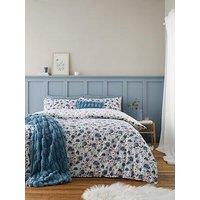 Bianca Brushed 100% Cotton Ophelia Floral Duvet Cover Set